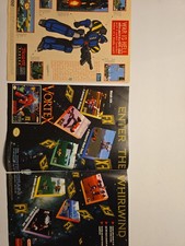 RARE Vintage MechWarrior & 90s Retro Gaming Print Ads 6-Piece Curated Lot picture