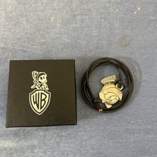 Vintage 1993 Warner Bros Marvin the Martian Pewter Pendant Necklace Box picture