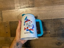 US Open Travel Mug VTG 1994 America's Grand Slam Tennis Agassi Double Sided Coke picture