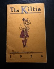 Rare 1936 The Kiltie Handbook Published By Highland Park High School  picture