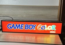 Nintendo Retail Sign lighted Gameboy 2 Sided OEM 38’ VTG picture