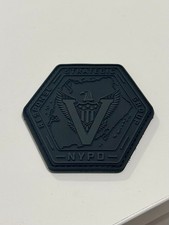 Limited-Edition NYPD SRG 5 PVC Patch - 3D, Hook Backing, 3” picture
