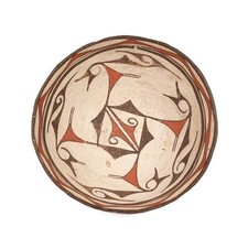 Zuni Dough Bowl Pottery   ca. 1890  Size 4