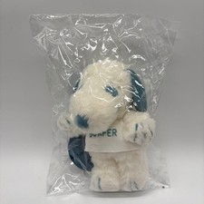 Peanuts Snoopy Hawaii Surf Shop Plush Toy Mini Blue Logo Collectible picture