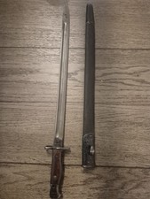WWI WWII Chapman made  British Pattern 1907 Bayonet w Scabbard  picture