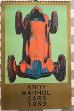 Andy Warhol Cars 1989 Mercedes-Benz Dealer Calendar Complete Pop Art Rare Mint picture