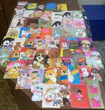 Lot of 55 Used Vintage  Birthday Cards from 1960s & 1970s Great for Scrapbooking picture