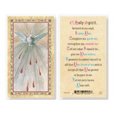 O Holy Spirit....- Laminated Holy Card 106-651 picture