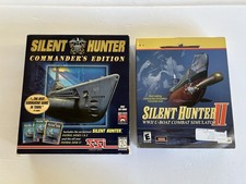 Silent Hunter Commander's Edition And Silent Hunter 2 PC Big Box Lot picture
