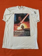 VINTAGE STAR WARS CELEBRATION EPISODE 1 T-SHIRT XL PHANTOM MENACE picture