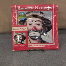 Vintage Emmett Kelly Jr 1993 Wall Calendar and Pocket Planner Set Hoyle picture
