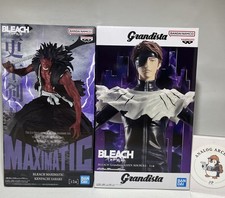 BLEACH Figure Set of 2: Sosuke Aizen Grandista & Kenpachi Zaraki MAXIMATIC picture