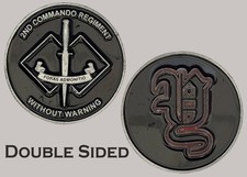 2nd Commando Regiment Without Warning Challenge Coin J#37 picture
