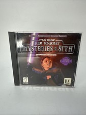 Star Wars Jedi Knight Mysteries of the Sith PC Game Jewel Case LucasArts 1998 picture