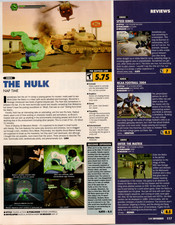Xbox THE HULK Game Informer Article Promo Review Print Ad 2003 Art Poster picture