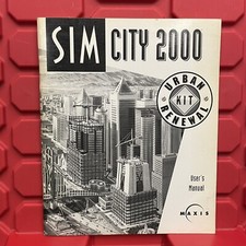 Sim City 2000 Urban Renewal Replacement Users Manual Strategy Guide Vintage 1994 picture