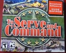 Video Game PC To Serve and Command NEW SEALED Jewel picture