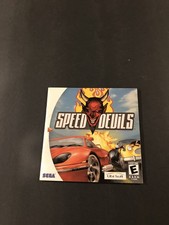 Speed devils online racing sega Dreamcast manual only picture