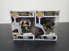 Lot of 2 Funko Pop Vinyl: League of Legends - Riven #1040 & Senna #1043 picture