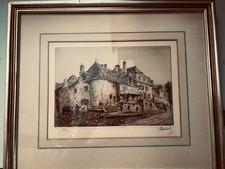 Old Village Steet with Stone Houses picture