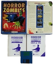 HORROR ZOMBIES FROM THE CRYPT Commodore AMIGA RARE Vintage Game  picture