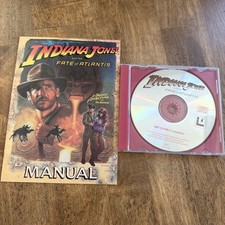 Indiana Jones and the Fate of Atlantis IBM CD-ROM 1992 - EXCELLENT - PLAYED ONCE picture