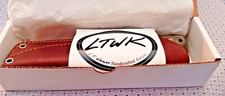 LT Wright Carleigh Fairchild Genesis Knife Scandi Black Micarta (4.3