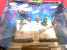LEMAX LIGHTED VILLAGE FRONT YARD FROSTY FUN picture