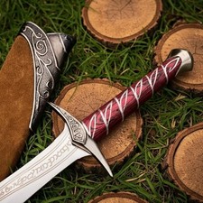 Sting sword Lord of The Rings Movie Replica W/ scabbard & Plaque Gift for Him picture
