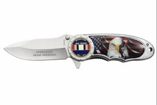 Operation Iraqi Freedom Folding Knife – OIF 2003–2011 Commemorative Pocket Knife picture