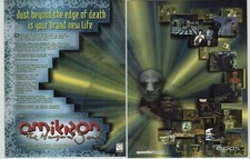 omikron the nomad soul PC RPG Video Game Art 1999 Vintage Print Ad/Poster Rare picture