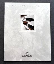 NEAR MINT 1991 LEXUS LS400 & ES250 SALES BROCHURE ~ 18 PAGES ~ 8.5