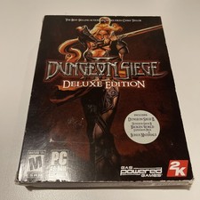 Brand New Dungeon Siege 2 II: Deluxe Edition (PC CD-ROM 2006) Sealed picture