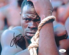 Djimon Hounsou autographed signed autograph auto Amistad 8x10 movie photo (JSA) picture