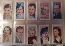 1936 CARRERAS LTD. FILM STARS 50 DIFFERENT TOBACCO CARD SET picture