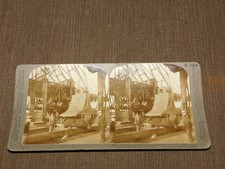 VINTAGE STEREOVIEW STEREOSCOPE CARD SHIP IRON ORE DOCKS CLEVELAND OHIO picture