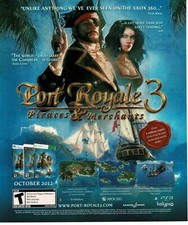 2012 Port Royale 3 Video Game Vintage Print Ad picture