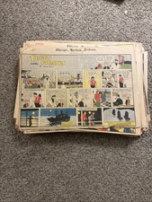 TERRY AND THE PIRATES Lot of 400 Sunday Half Page Comic Strips 1934-1943 Dailies picture