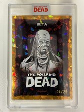 2026 Walking Dead Keepsake Beta #26 GOLD Cracked Ice 4/25 Skybound Spotlight picture