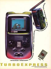 NEC Turbo Expess Handheld system Console TurboGrafx Promo Ad Art Print Poster B picture