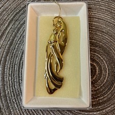 Wallace Silversmiths Gold Plated  Ornament With Box picture