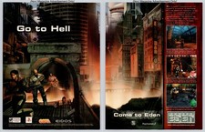 Project Eden Playstation 2 Eidos Core Game Promo 2001 2Page Advertisement picture
