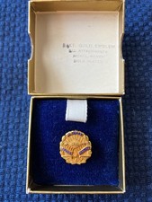 Vintage 14K Sunoco 15 Year Service Pin picture