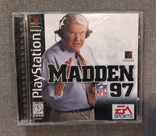 Madden NFL 97 (Sony PlayStation 1, 1996) NO GAME DISC, GOOD for REPLACEMENT picture
