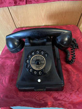 Rare WW2 Swedish- Made Ericsson  Rotary Telephone Dutch German HQ Original  Mint picture