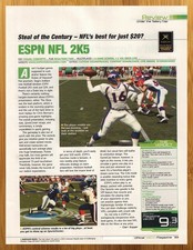 2004 ESPN NFL 2K5 Xbox PS2 REVIEW Print Ad/Poster Football Video Game Promo Art picture