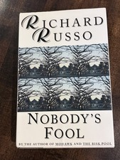 Paul Newman Richard Russo Signed Nobody’s Fool 1st Ed Beckett BAS FILM SET 1994 picture