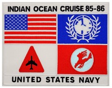 Maverick Pete Indian Ocean Cruise Jacket Vest Back Patch [Iron on -7.0 X 5.5] picture