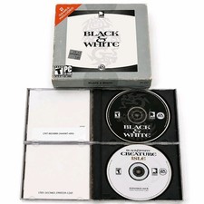 RARE EA Black & White + Creature Isle Expansion PC 2003 Twin Pack  picture