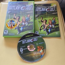 Outlaw Golf (Microsoft Xbox, 2002) Complete In Box CIB With Manual Tested picture